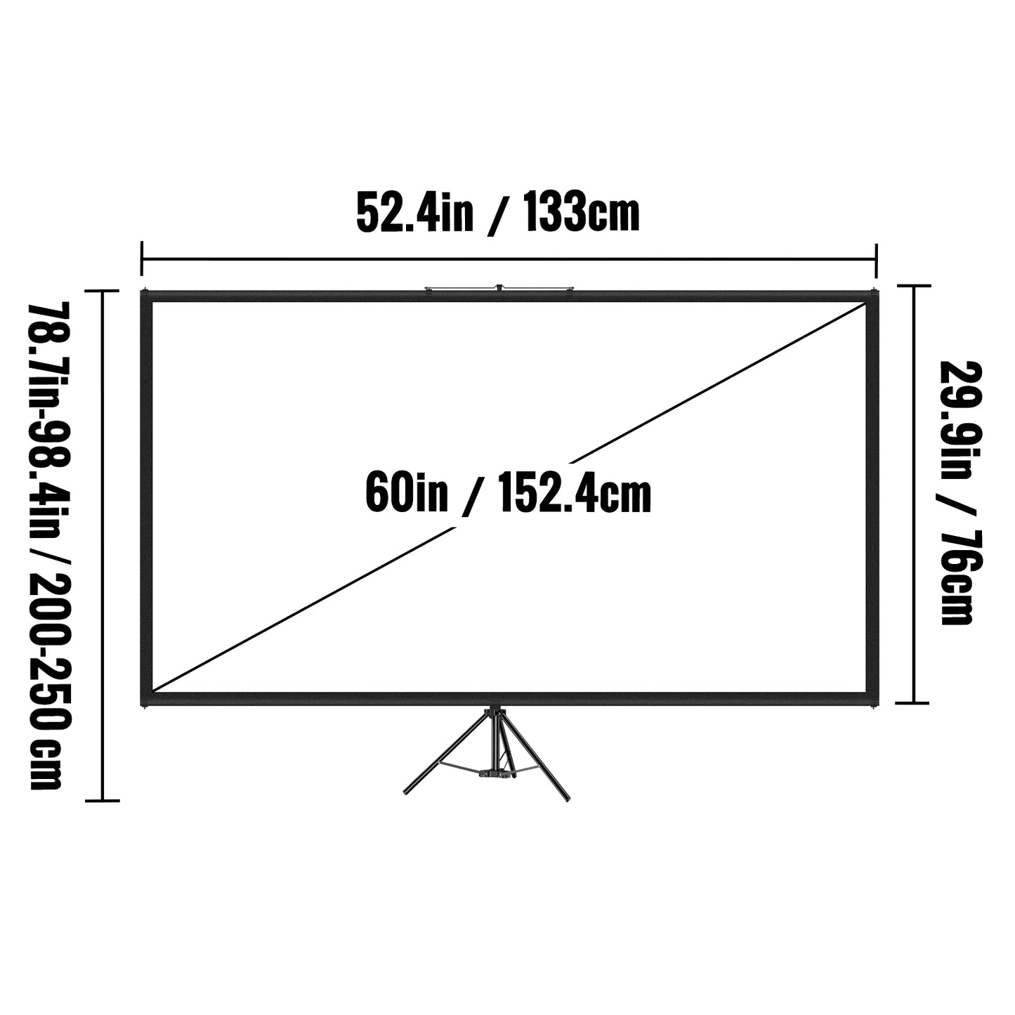 Screen with stand