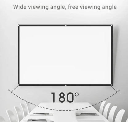 White Screen for Indoor and Outdoor Use