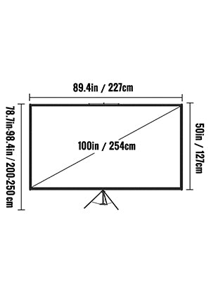 Screen with stand